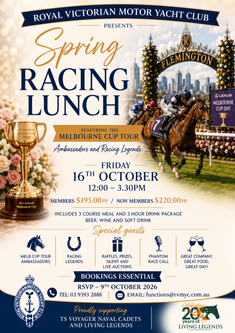 What's On - Royal Victorian Motor Yacht Club